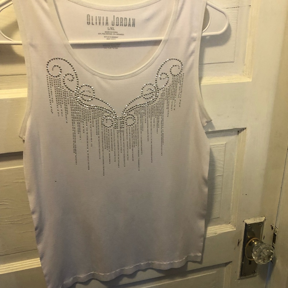 White tank top